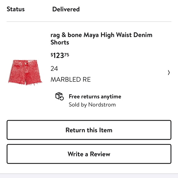 NWOT Rag & Bone Shorts - Picture 2 of 6